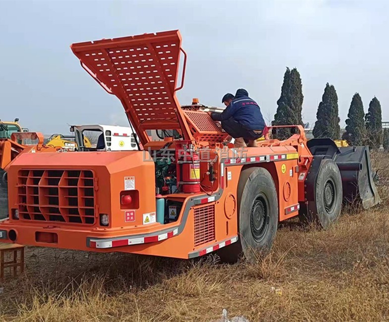 煤矿凿岩台车/掘进钻机发动机舱水基型感温探测自动防灭火装置 