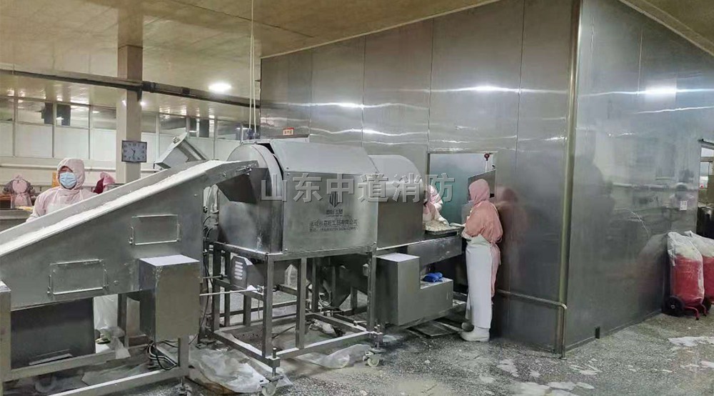 食品厂油炸机二氧化碳自动灭火装置